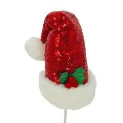 Outlet ???? Red Sequin Santa Hat Stem by Ashland® ???? -Ashland Sales 10701314 2