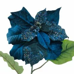 Coupon ???? Navy Blue Poinsettia Stem by Ashland® ???? -Ashland Sales 10701325 2