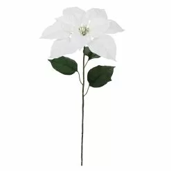 Hot Sale ???? Glittery White Poinsettia Stem by Ashland® ????