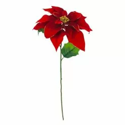 Buy ???? Red & Gold Poinsettia Stem by Ashland® ????