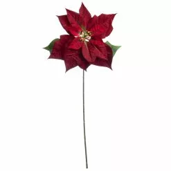 Cheap ???? Dark Red Poinsettia Stem by Ashland® ????