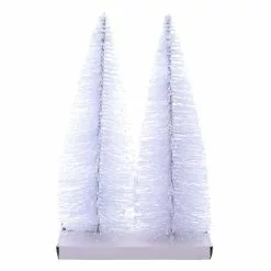 Flash Sale ???? 12" White Bottle Brush Trees, 2ct. by Ashland® ????