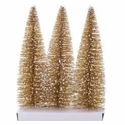 Best deal ???? 10" Gold Bottle Brush Trees, 3ct. by Ashland® ????