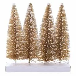 Best deal ???? 8" Gold Bottle Brush Trees, 4ct. by Ashland® ????