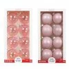 Brand new ???? Assorted 8ct. 2.5" Light Pink Glass Ball Ornaments by Ashland® ???? -Ashland Sales 10701624 1