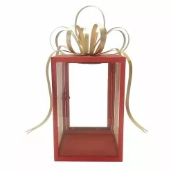 Coupon ???? 13.5" Red & Gold Gift Box Lantern by Ashland® ???? -Ashland Sales 10701725 3
