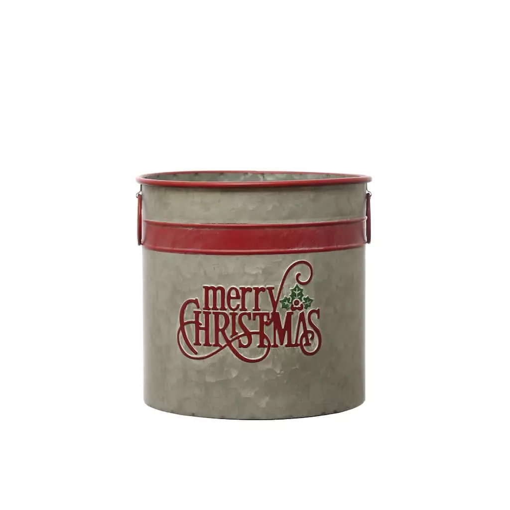 Cheap ???? 10.5" Small Merry ???? Christmas Galvanized Metal Bucket by Ashland® ???? 3 Cheap ???? 10.5" Small Merry ???? Christmas Galvanized Metal Bucket by Ashland® ????