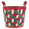 Best deal ???? 9.5" Medium Red and Green Woven Wood Chip Basket by Ashland® ❤️ -Ashland Sales 10701814 1