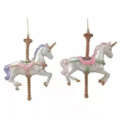 Outlet ???? Assorted 6" Glass Carousel Ornament by Ashland® ???? -Ashland Sales 10701851 2
