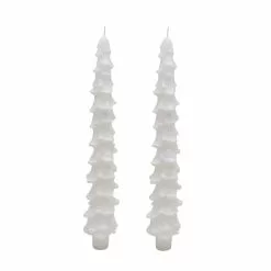 Outlet ⌛ 10.5" White ???? Christmas Tree Taper Candles by Ashland®, 2ct. ????