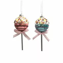 Best deal ???? Assorted 5" Glass Lollipop Ornament by Ashland® ⌛