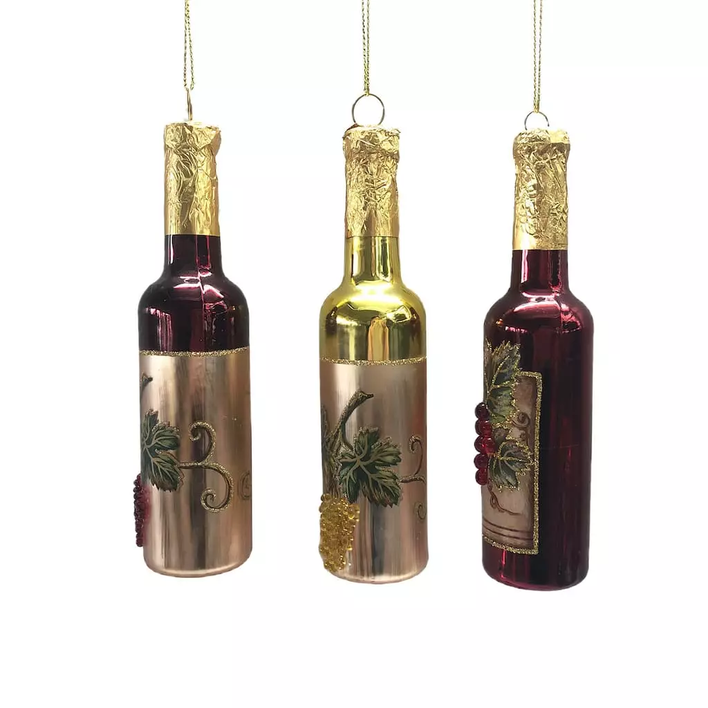 Cheap ???? Assorted Glass Wine Bottle Ornament by Ashland® ✨ 4 Cheap ???? Assorted Glass Wine Bottle Ornament by Ashland® ✨ - Image 2
