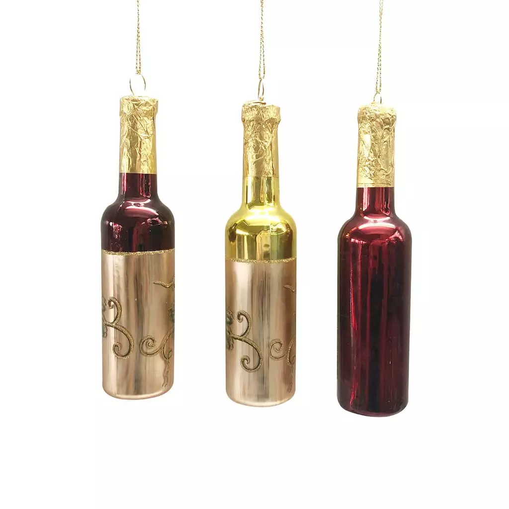 Cheap ???? Assorted Glass Wine Bottle Ornament by Ashland® ✨ 5 Cheap ???? Assorted Glass Wine Bottle Ornament by Ashland® ✨ - Image 3