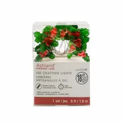 Flash Sale ???? 18ct. Holly Berries & Leaves LED Crafting Lights by Ashland® ???? -Ashland Sales 10701966 4