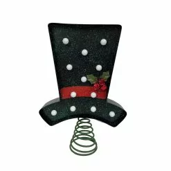 Cheapest ⭐ 10" Snowman Top Hat Lighted Tree Topper by Ashland® ????