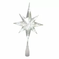 Outlet ⌛ 14" Silver Lighted Star of Bethlehem Tree Topper by Ashland® ???? -Ashland Sales 10701972 2