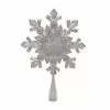 Hot Sale ✔️ 12.5" Iridescent Snowflake Lighted Tree Topper by Ashland® ????