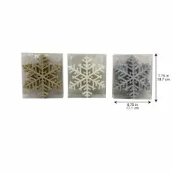 Promo ⭐ Assorted 7" Snowflake Tabletop Box Set by Ashland®, 6ct. ❤️ -Ashland Sales 10702115 3