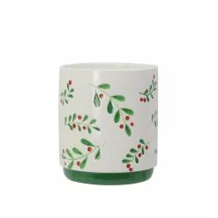 Flash Sale ???? 7" Large Holly Berry Ceramic Pot by Ashland® ✨