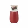 Best deal ???? 9.1" Red & White Holly Vase by Ashland® ???? -Ashland Sales 10702360 1