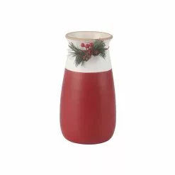 Best deal ???? 9.1" Red & White Holly Vase by Ashland® ????