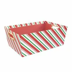 Best Sale ???? Large ???? Candy Cane Stripe Gift Bin by Ashland® ????