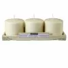Budget ???? 12 Packs: 2 ct. (36 total) Basic Elements™ Ivory Pillar Candles by Ashland® ???? -Ashland Sales MP318239 1