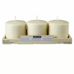 Budget ???? 12 Packs: 2 ct. (36 total) Basic Elements™ Ivory Pillar Candles by Ashland® ????