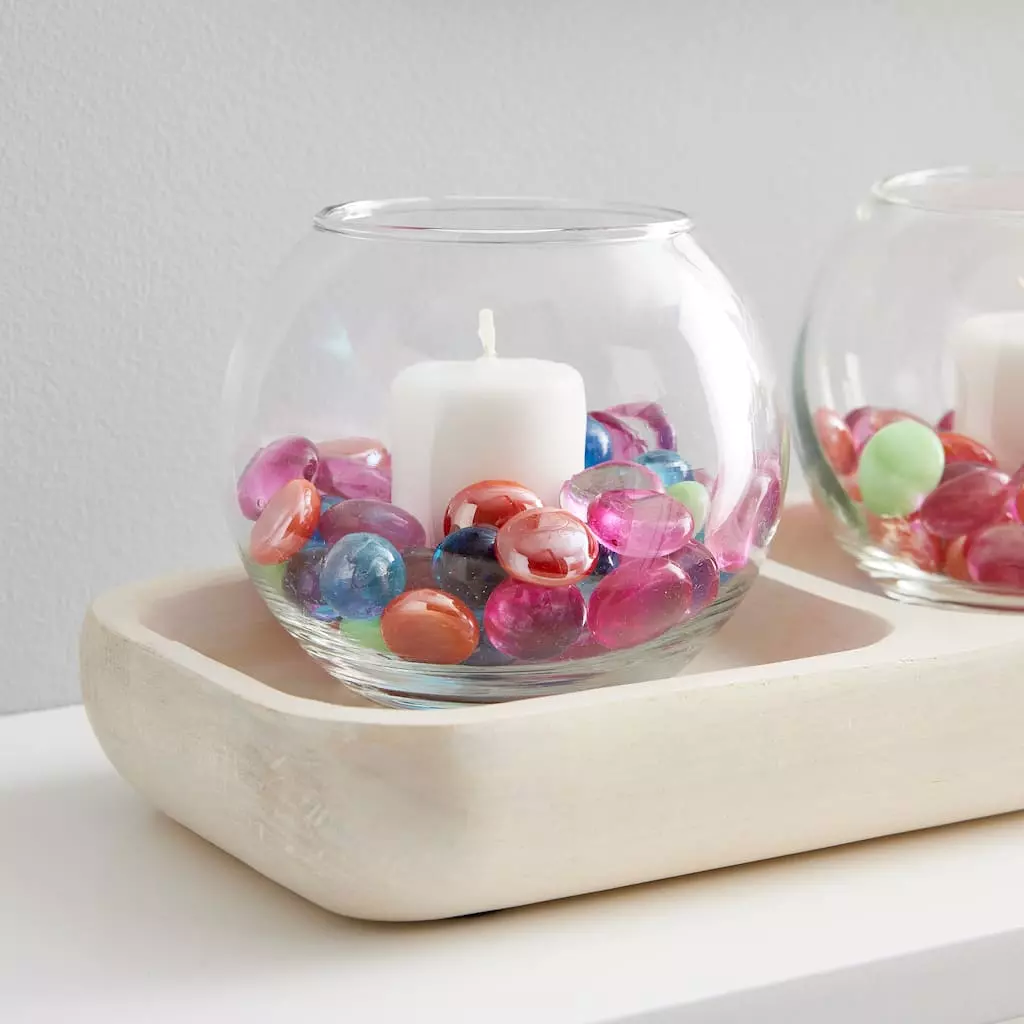 Promo ???? 12 Pack: 3.5" Glass Rose Bowl by Ashland® ✨ 4 Promo ???? 12 Pack: 3.5" Glass Rose Bowl by Ashland® ✨ - Image 2