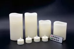 Best Sale ⌛ 12 Packs: 9 ct. (108 total) Basic Elements™ Ivory LED Candle Set with Remote by Ashland® ???? -Ashland Sales MP466356 2