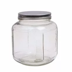 New ???? 12 Pack: 6.75" Glass Square Cracker Jar by Ashland® ❤️