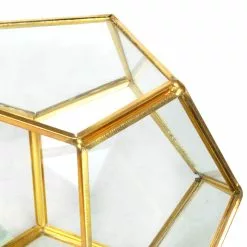 Buy ???? 12 Pack: 5.5" Gold Octagon Glass Terrarium By Ashland™ ⌛ -Ashland Sales MP555877 2