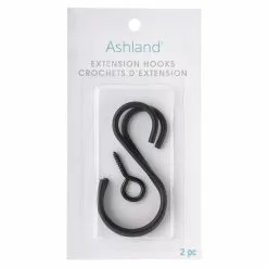 Hot Sale ???? 24 Packs: 2 ct. (48 total) Black Extension S Hook by Ashland® ✨ -Ashland Sales MP556536 30