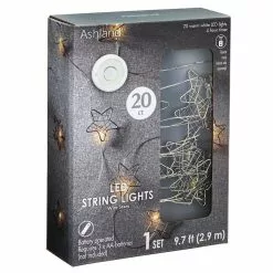 Coupon ???? 12 Pack: 10ft. Warm White Wired Star LED String Lights by Ashland™ ???? 9 Coupon ???? 12 Pack: 10ft. Warm White Wired Star LED String Lights by Ashland™ ???? -Ashland Sales MP558088 30