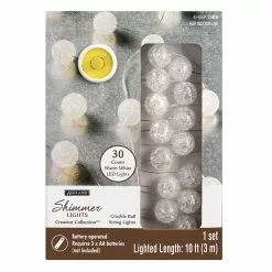 Cheap ???? 8 Pack: 30ct. Crackle Ball LED String Lights by Ashland™ ???? -Ashland Sales MP561992 1