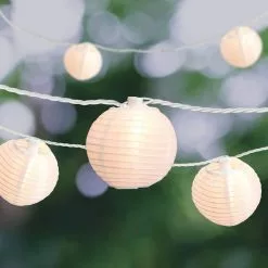 Coupon ❤️ 8 Pack: 10ct. White Fabric Lantern String Lights by Ashland® ???? -Ashland Sales MP578533