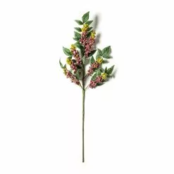 Wholesale ???? 12 Pack: Burgundy Berry Stem with Leaves by Ashland® ???? -Ashland Sales MP626463 21