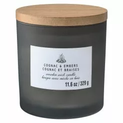 Cheapest ???? 8 Pack: Cognac & Embers Wooden Wick Jar Candle by Ashland® ????