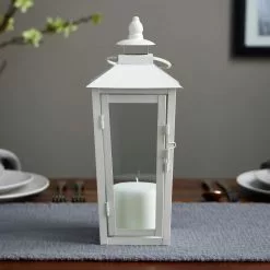 Wholesale ???? 8 Pack: 12.2" White Metal Lantern by Ashland® ???? -Ashland Sales MP638433 20