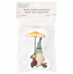 Brand new ???? 12 Pack: Mini Gnome with Flower Umbrella by Ashland® ✔️ -Ashland Sales MP661538 30